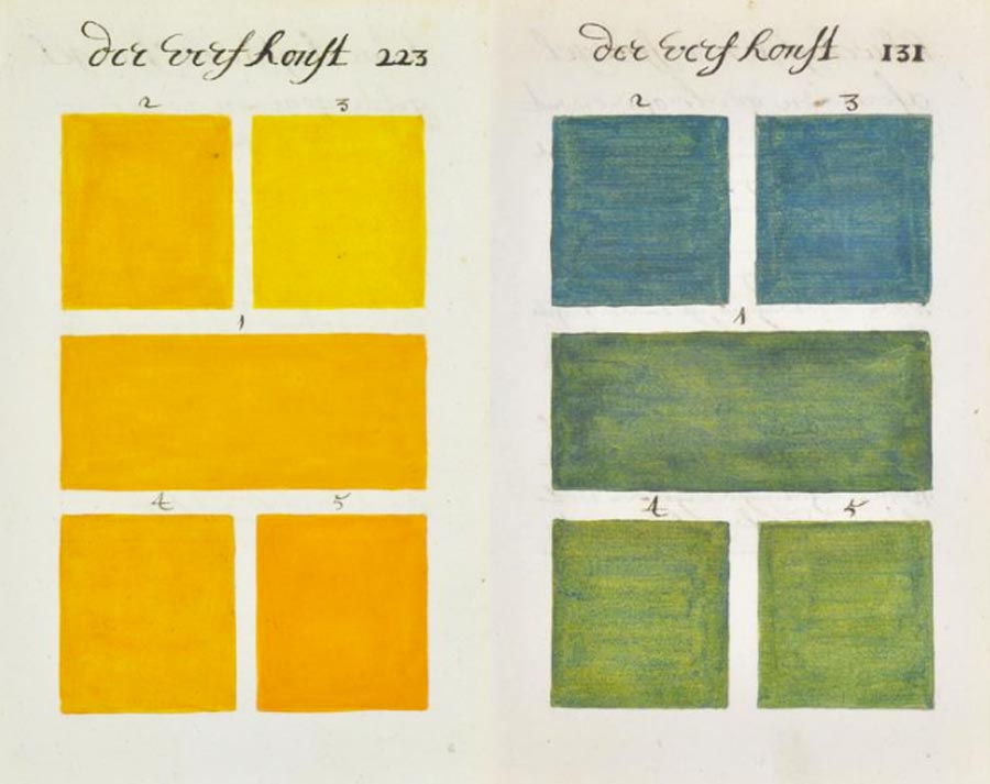 El color antes de Pantone