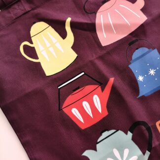 Bolso de tela teteras